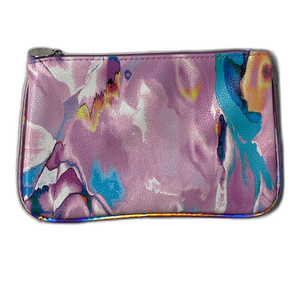 Cute Ipsy Glam Bag – Summer- July 2025 Makeup Bag – Abstract Watercolor Design